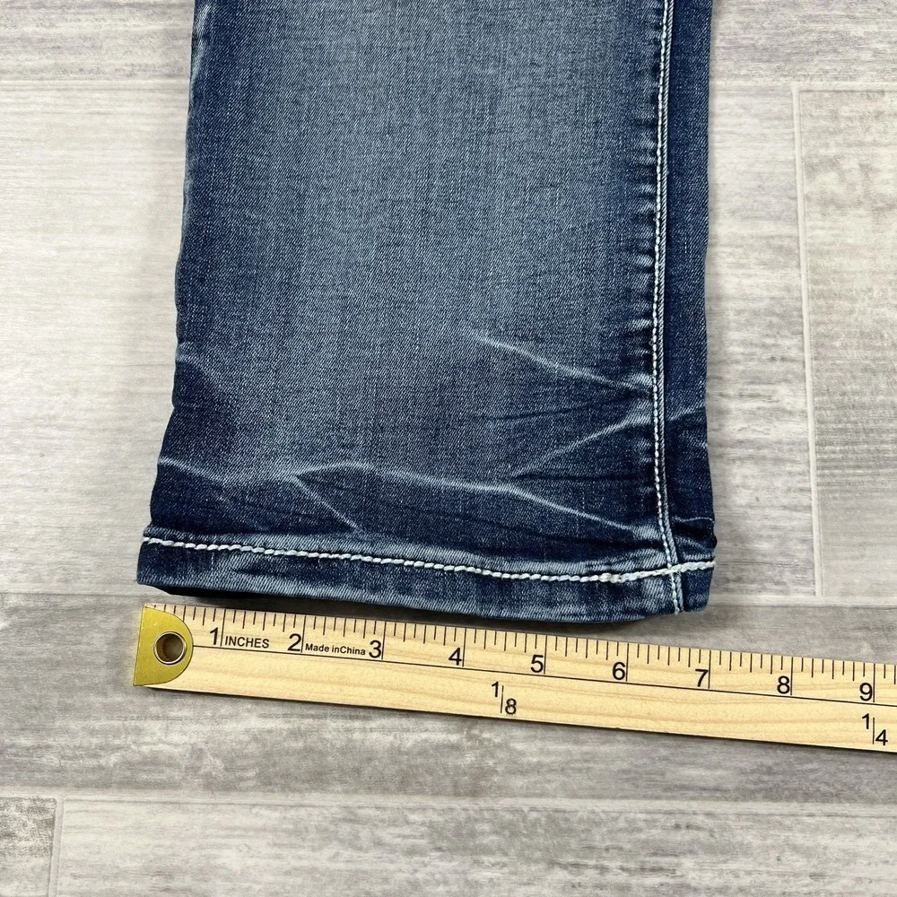 BKE Jeans Women's Sabrina Stretch Capris Denim Pants Size 30 (Actual 32X23.5) - Picture 7 of 11